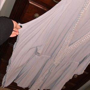 Charlotte Russe Boho Light Blue Tunic Dress